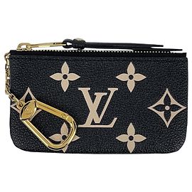 Pochette Clé Monedero Louis Vuitton en Monograma Empreinte Bicolor