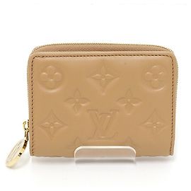 Louis Vuitton Bi-fold Portemonnaie aus Camel-Leder