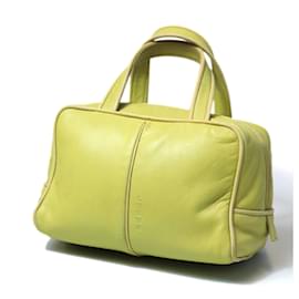 Borsa Loewe in pelle nappa verde