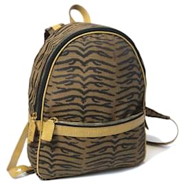 Fendi Rucksack aus braunem Canvas