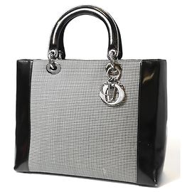 Borsa Christian Dior Dior Lady Canvas Patent