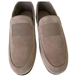 Mocassini Givenchy in camoscio beige