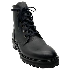 Botas de combate Storm de cuero negro Pedro Garcia