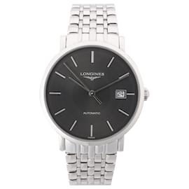 Longines Elegant L4.810.4 44546292 SS AT Gray-Face Watch