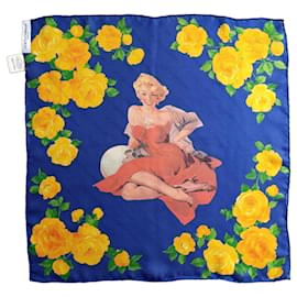 Dolce & Gabbana Foulards Foulard in seta con Marilyn Monroe e rose gialle