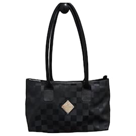 Borsa Mollerus in pelle nera a scacchi - Autre Marque