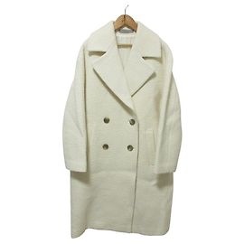 Abrigo cruzado de tweed Theory luxe FARO MARYNA
