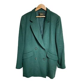 Autre Marque Chaqueta cruzada Leilian 100% Cashmere