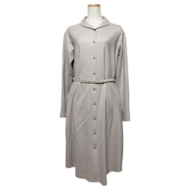 Autre Marque support surface Hemdkleid mit langen Ärmeln