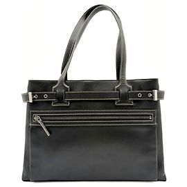 Borsa Tote in pelle nera da donna Gucci