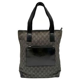 Borsa Tote Gucci in tela GG nera
