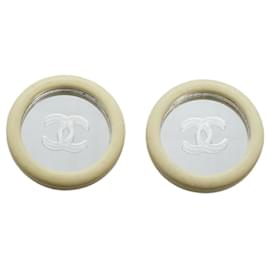 Orecchini a clip Chanel Oro e Bianco