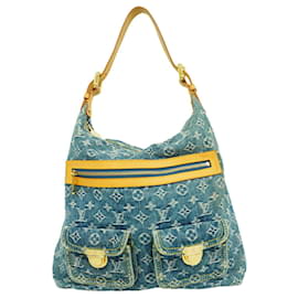 Bolso de hombro Louis Vuitton Monogram Denim Baggy GM
