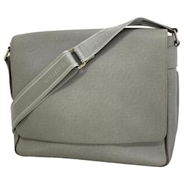 Borsa a tracolla Louis Vuitton Taiga Roman MM in Glacier