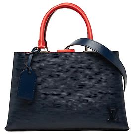 Louis Vuitton Blue Epi Kleber PM