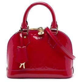 Louis Vuitton Pink Monogram Vernis Alma BB