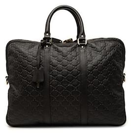 Borsa business Gucci Brown Guccissima