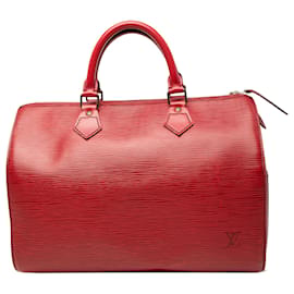 Louis Vuitton Red Epi Speedy 30