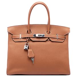 Hermès Brown Togo Birkin Retourne 35