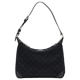 Louis Vuitton Black Monogram Mini Satin Boulogne