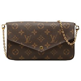 Louis Vuitton Brown Monogram Pochette Felicie