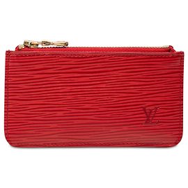 Louis Vuitton Red Epi Pochette Cles
