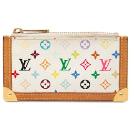 Louis Vuitton White Monogram Multicolore Pochette Cles