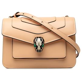 Bulgari Bvlgari Serpenti Forever Crossbody in vitello beige