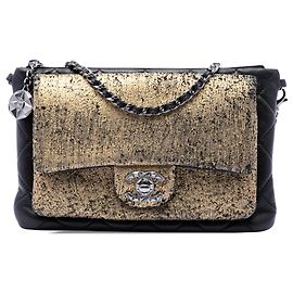 Clutch On Chain Mineral Nights in pelle d'agnello matelassé e metallo dorato Chanel