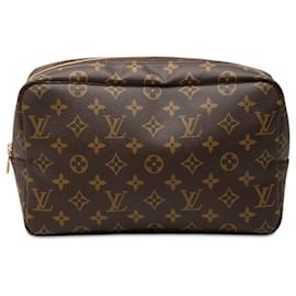 Louis Vuitton Brown Monogram Trousse Toilette 28