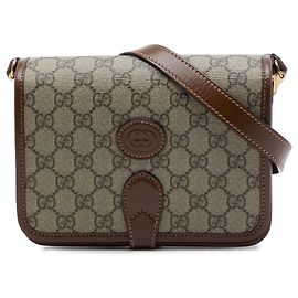 Gucci Beige Mini GG Supreme Interlocking G Crossbody