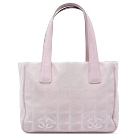 Chanel Pink New Travel Line Nylon Tote