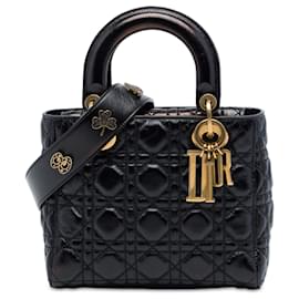 Dior Black Small Crinkled Patent Cannage My ABCDior Lady Dior