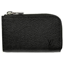 Portamonete Louis Vuitton in pelle Taiga