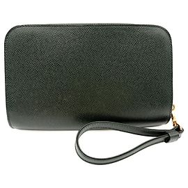 Pochette Louis Vuitton in pelle Taiga