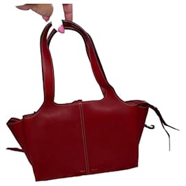 Borsa tote Céline in pelle rossa