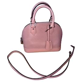 Borsa Louis Vuitton Alma BB Rose Ballerine in pelle Epi