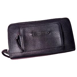 Portafoglio Longchamp in pelle nera