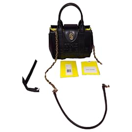 Borsa tote in pelle nera Marc Jacobs