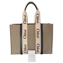 Chloé Borsa tote Chloe Woody in tela