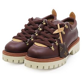 Louis Vuitton LV Remix Monogram Canvas Leather Derby Boots
