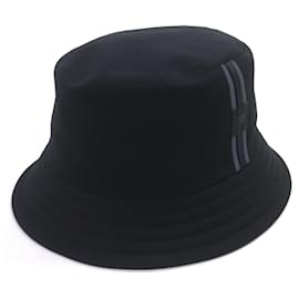 Cappello bucket Hermès Fred H Stripe58 in cotone