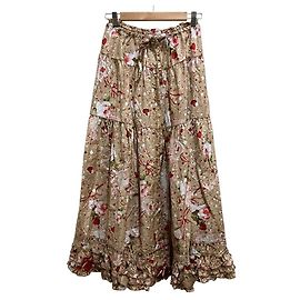 Autre Marque PINK HOUSE Falda Ornament con estampado de rosas