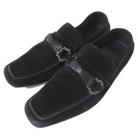 Mocassini in camoscio Gancini Salvatore Ferragamo