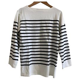 Autre Marque T-shirt a maniche lunghe SAINT JAMES WEISSON Border