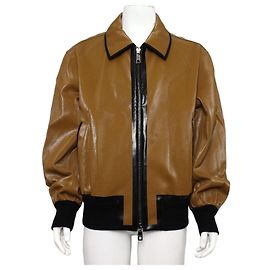 Dolce & Gabbana Giacca Bomber in cotone marrone da uomo