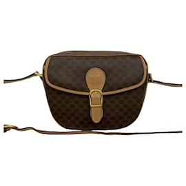 Céline Borsa a tracolla Celine Vintage Macadam Blazon Pattern Triomphe in pelle