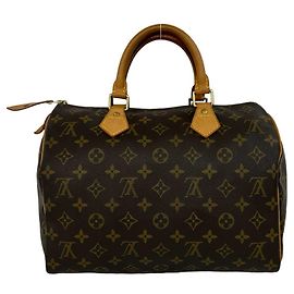 Borsa a mano Louis Vuitton Speedy 30 Monogram in pelle