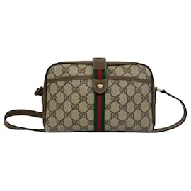 Borsa a tracolla mini GUCCI Old Sherry Line con motivo logo GG