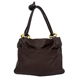 Loewe Vintage Anagram Logo Nappa Leder Tote
